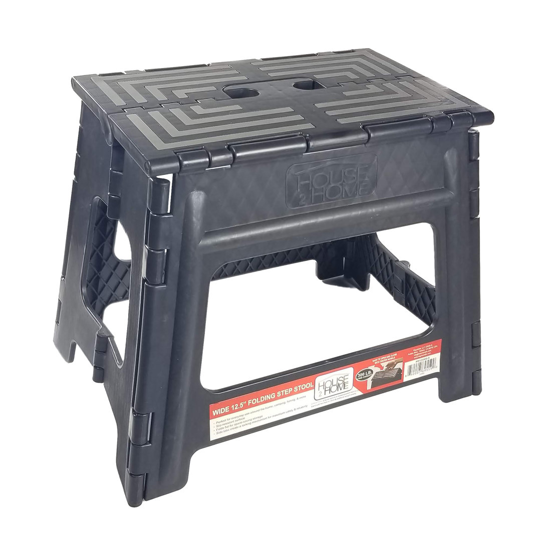 Pebrook 1 - Step Plastic Lightweight Folding Step Stool WFX Utility™ 