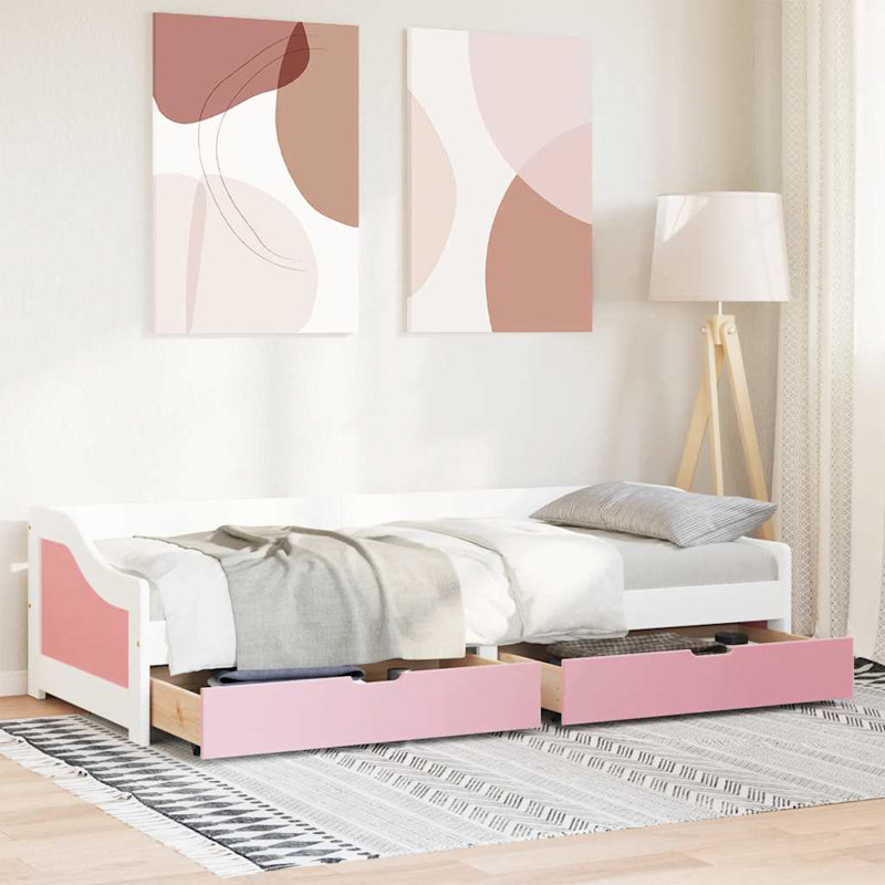 Daybed, White/Pink