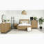 Ensemble de chambre avec très grand lit 4 pièces Natural Cane Eastern-959147752-959147754-959147765