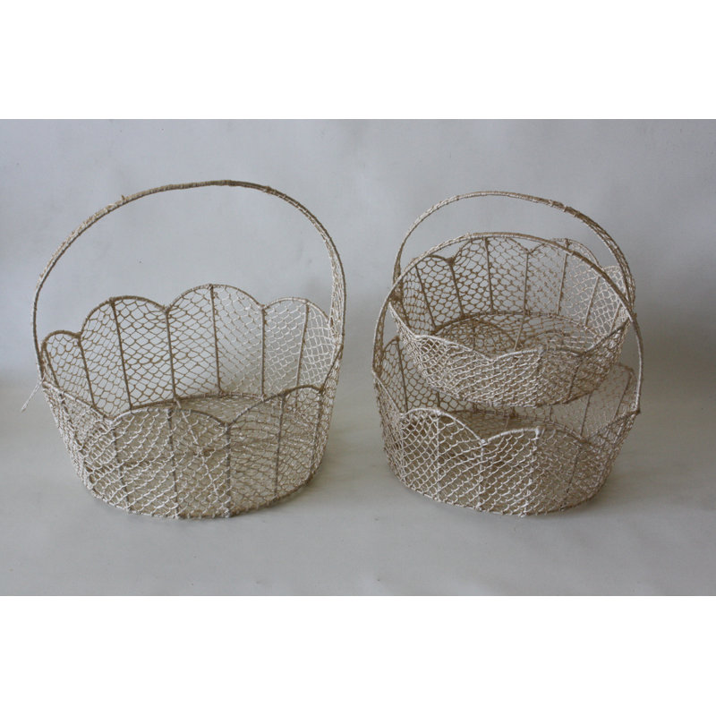 Ensemble 3 pièces de panier à mèches