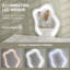 HOMCOM Dressing Table with Leaf Shape Mirror, 100x40cm Tabletop, White