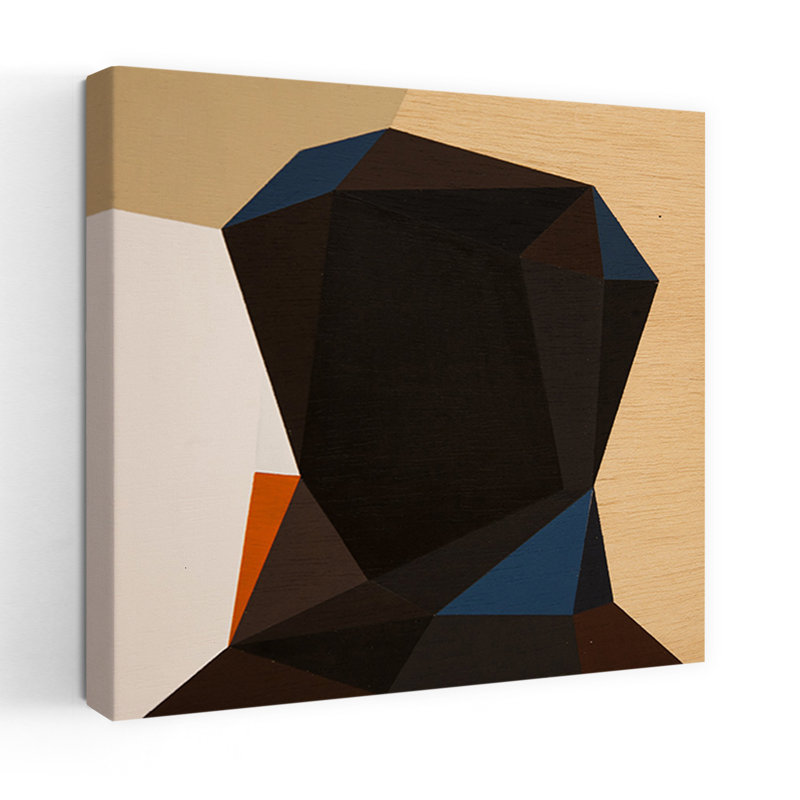 Art contemporain contemporain abstrait, H 18" x l 18"
