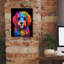  «Doodle Pup» par Dean Russo, art mural sur toile, 12 po x 16 po