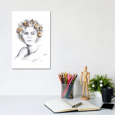 Flower Child 1 Piece Wrapped Canvas Painting