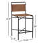 Tabouret Corrigan - Cuir cognac-40581051