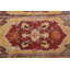 Tapis Oushak, tapis orientaux orange, tapis 4,2 x 6,2 pi, tapis rétro, tapis turc