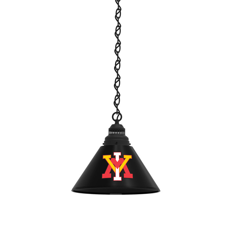 1 - Light Single Pendant, Black, VMI Keydets