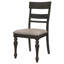 Chaise d'appoint en bois (ensemble de 2)
