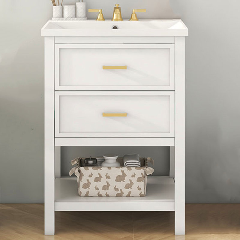 Elisebeth 24'' Single Bathroom Vanity with Ceramic Top