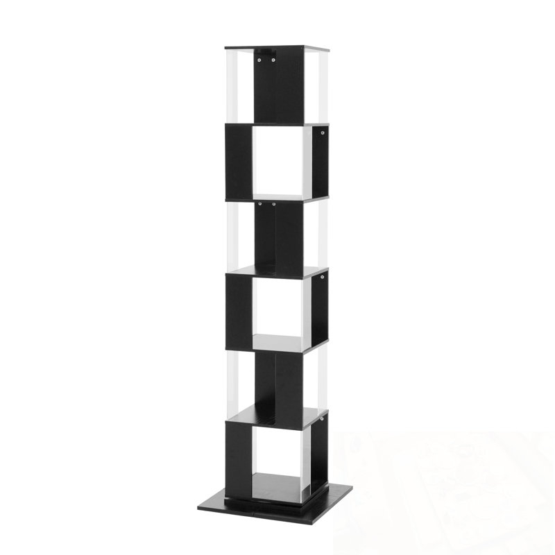 6 tier Rotating Bookshelf with sturdy base