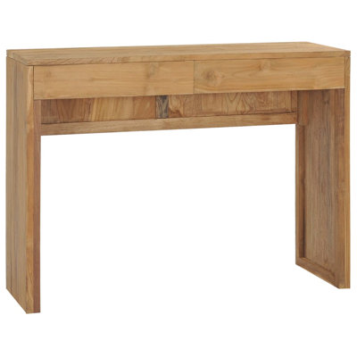 Console Table 39.4""x13.8""x29.5"" Solid Teak Wood -  Foundry Select, A2C714616017493381C27D9E52B80C9F