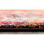 Tapis orange à motif abstrait Rizer-576953687