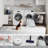 Geometric Non-Slip Machine Washable Grey Area Rug-1339343799