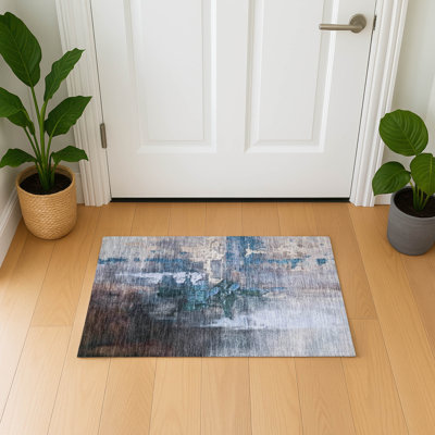 Premium Machine Washable Mayfield AMF2157 abstract Rug