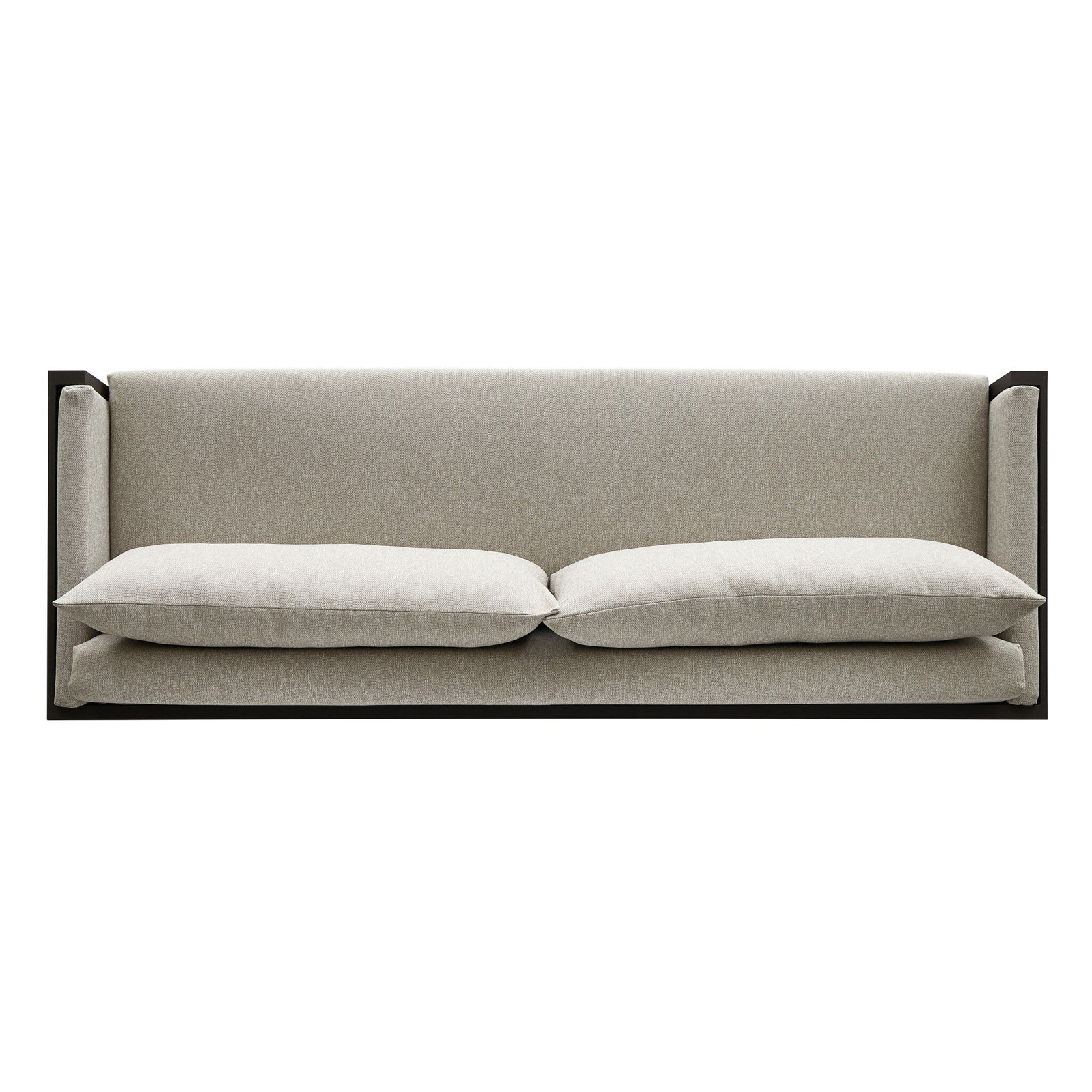 Chapman Outdoor Metal Sofa-106"-Bronze