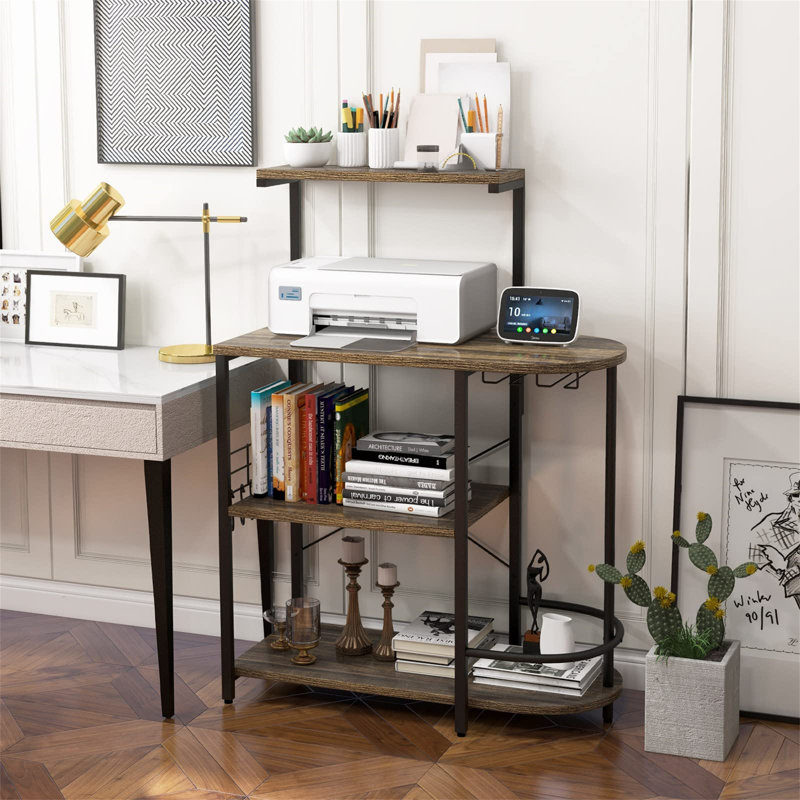 90'' Metal Standard Baker's Rack with Microwave Compatibility