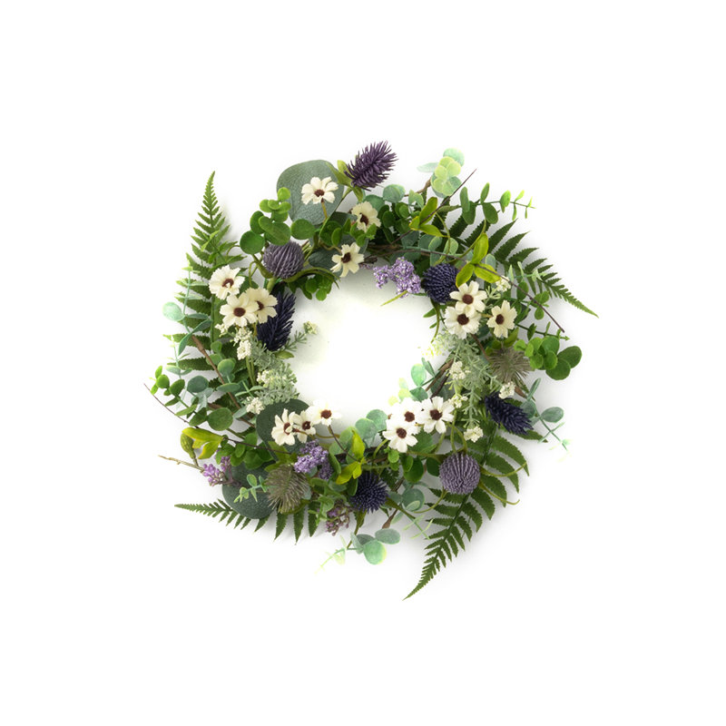Couronne de fleurs sauvages 15 po