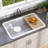 33 in. White Farmhouse Sink with Workstation Fireclay Apron Front Kitchen Sink Single Bowl Farm Sink with Cutting Board & Accessories