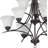  Whetsel 9-Light Indoor Antique Bronze Classic/Traditional Tiered Chandelier with Alabaster Glass Bell Shades-24081068