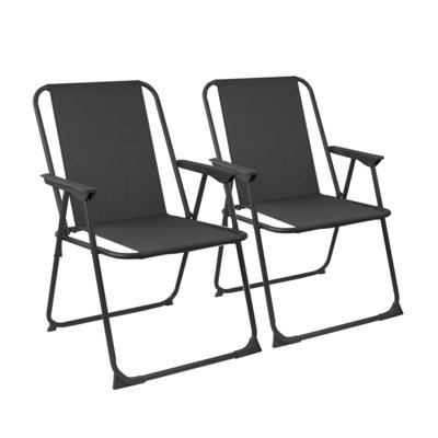 Harbour Housewares Folding Metal Beach Chairs