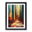 XV1022-3325X Painted Forest No.1 Abstract - Single Picture Frame Print-996244697-996244698