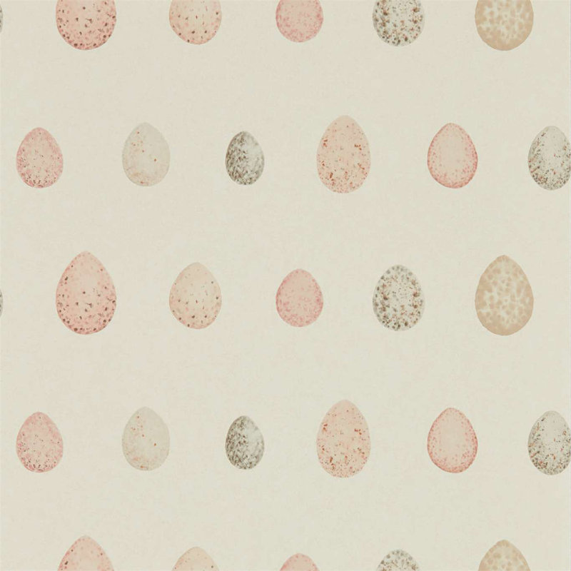 Nest Egg Wallpaper, Blush Pink