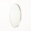 Elongated Oval Mirror-Nickel