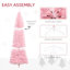 Arbres de Noël avec salon, jumelant 8 pi avec rangement et acier, plastique et acier