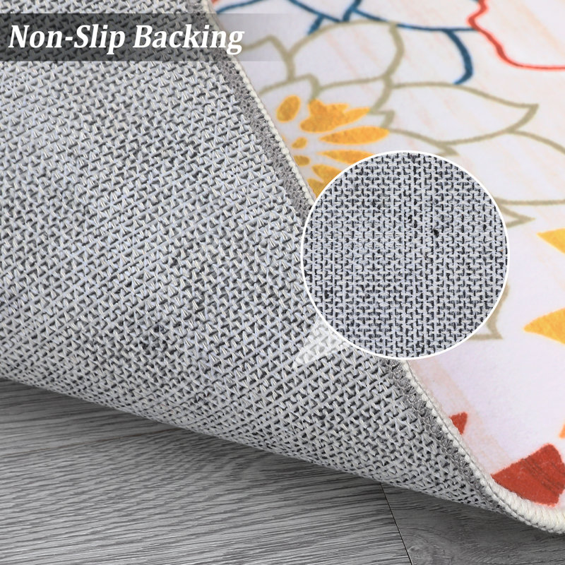 Tapis avec envers antidérapant Naglis, Tapis de couloir 2 pi x 6 pi