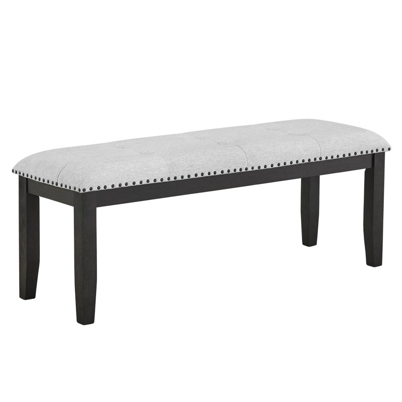 Banc de salle à manger rembourré 1pc