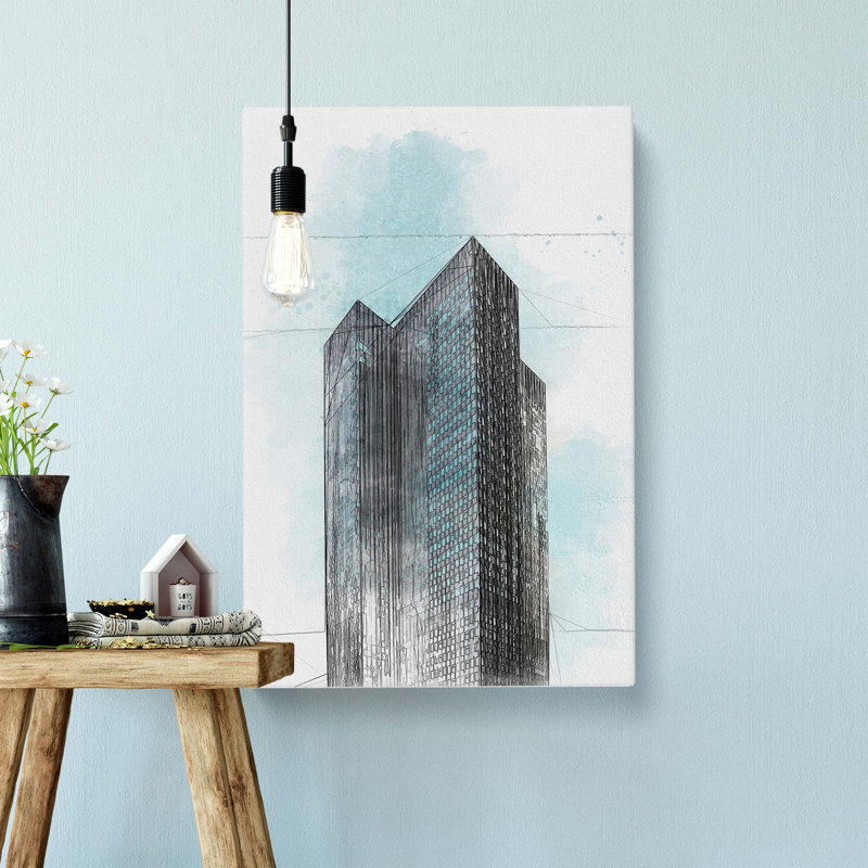 Sketching The Architecture Vol.44 - Wrapped Canvas, 91cm H x 60cm W x 3cm D