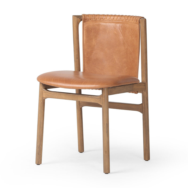 Baden Leather Upholstered Dining Chair, Lamont Nettlewood, Lamont Nettlewood