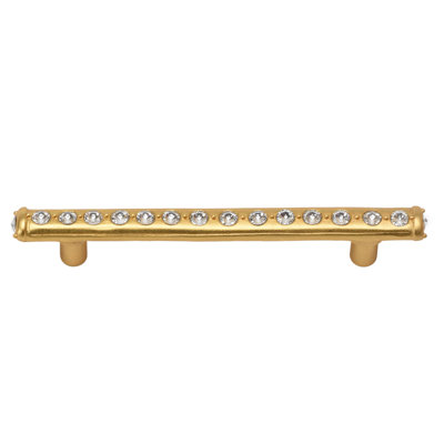 Caché pull with center of Swarovski Aurore Boreale Crystals