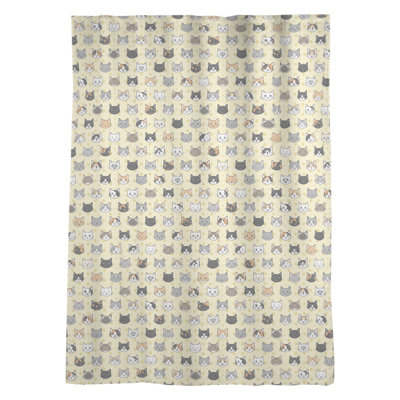 Avicia Sateen Sheer Curtain Single Panel