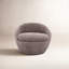Fauteuil d'appoint pivotant rembourré Kate Eldin-566860582