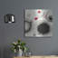 Ivy Bronx, art mural en métal «Planétal 4 avec rouge» par Shirley Novak, 24 po x 24 po-685338523