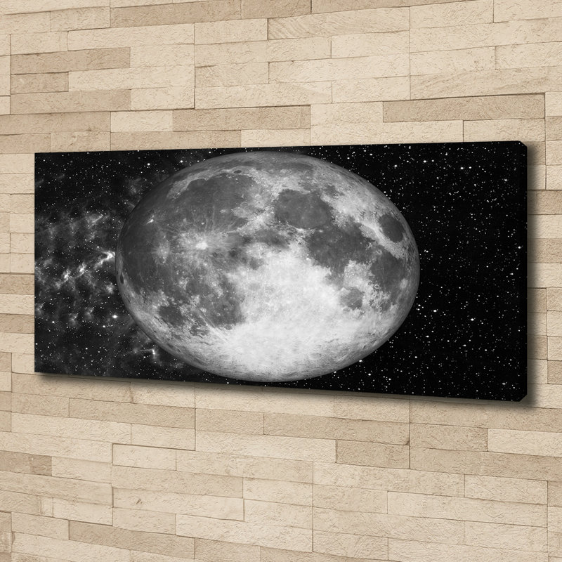 Moon - No Frame Print on Canvas