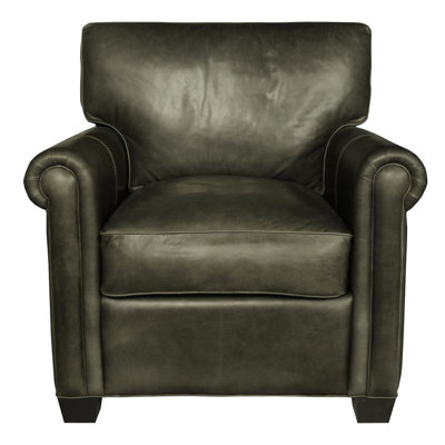 Bordeaux Leather Chair And A Half