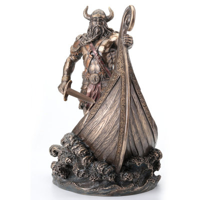 Figurine en résine 9,45 po Viking Warrior