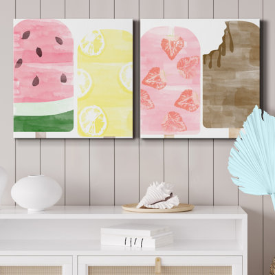 " Popsicles I " 2 - Pieces