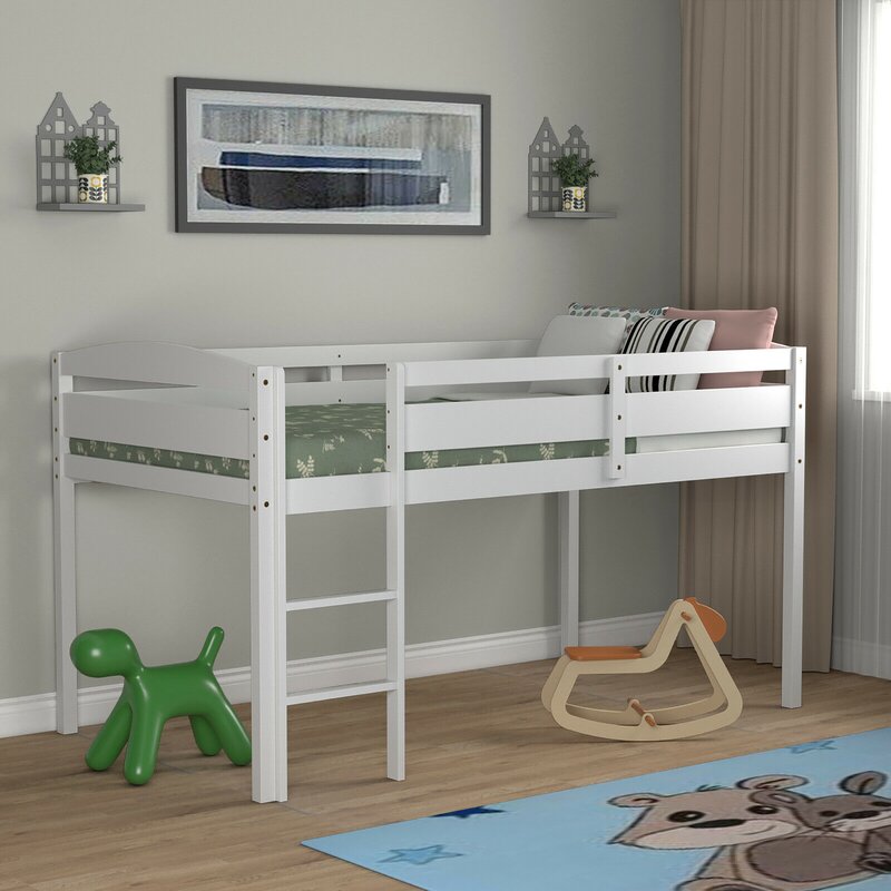 Harriet Bee Gopinath Kids Twin Loft Bed & Reviews | Wayfair