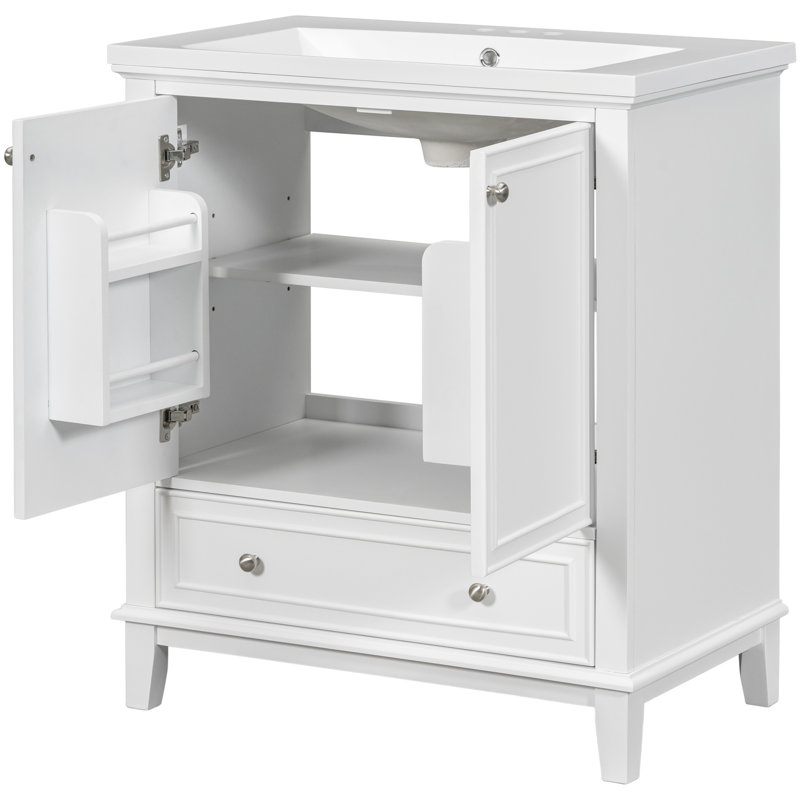 Meuble-lavabo 30 po Modern, Blanc