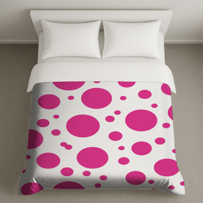 Housse de couette à pois moderne