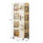4-Tier Rolling Storage Bookcase With Wheels, Mobile  Multifunction Utility Rolling Storage Organizer
