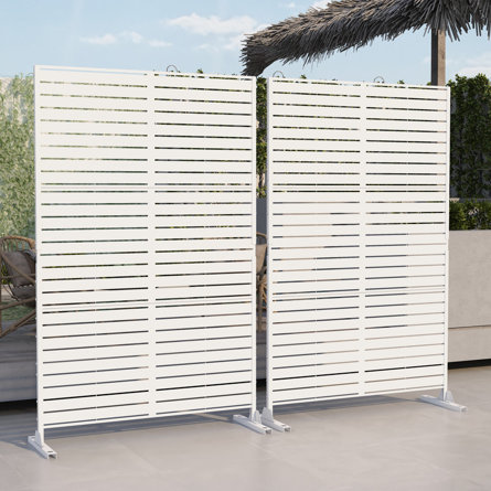 Helary Tall Series Metal Privacy Screen(Set of Two)