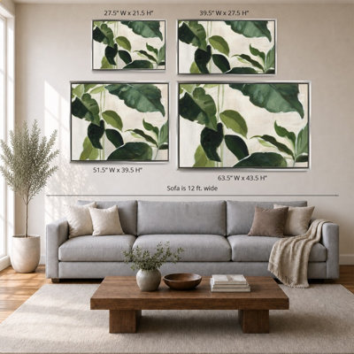 «Tropical Study II» par Julia Purinton - Impression sur toile