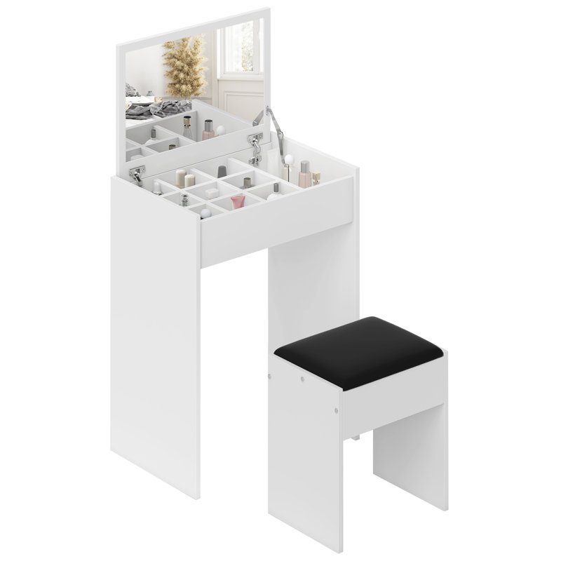 Ensemble coiffeuse avec miroir Westerfield