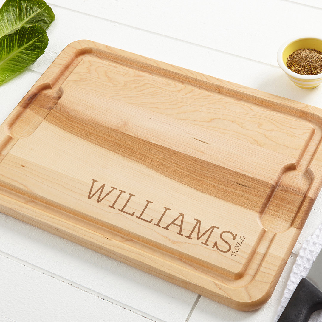 Family Name Established Personalized Extra Large Cutting Board Personalization Mall 