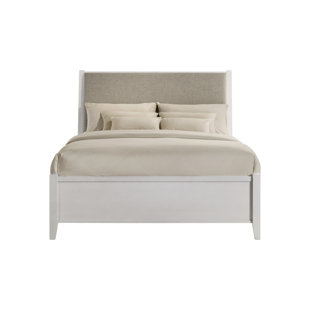Andover King Upholstered Bed In White