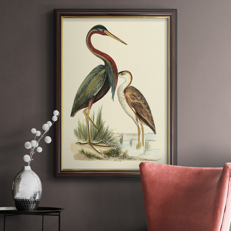 Water Birds III " Water Birds III " Painting Print, 20" H x 16" W x 2.5" D